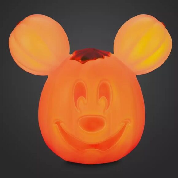Mickey Mouse Light-Up Jack-o'-Lantern – Medium - Picture 2 of 6